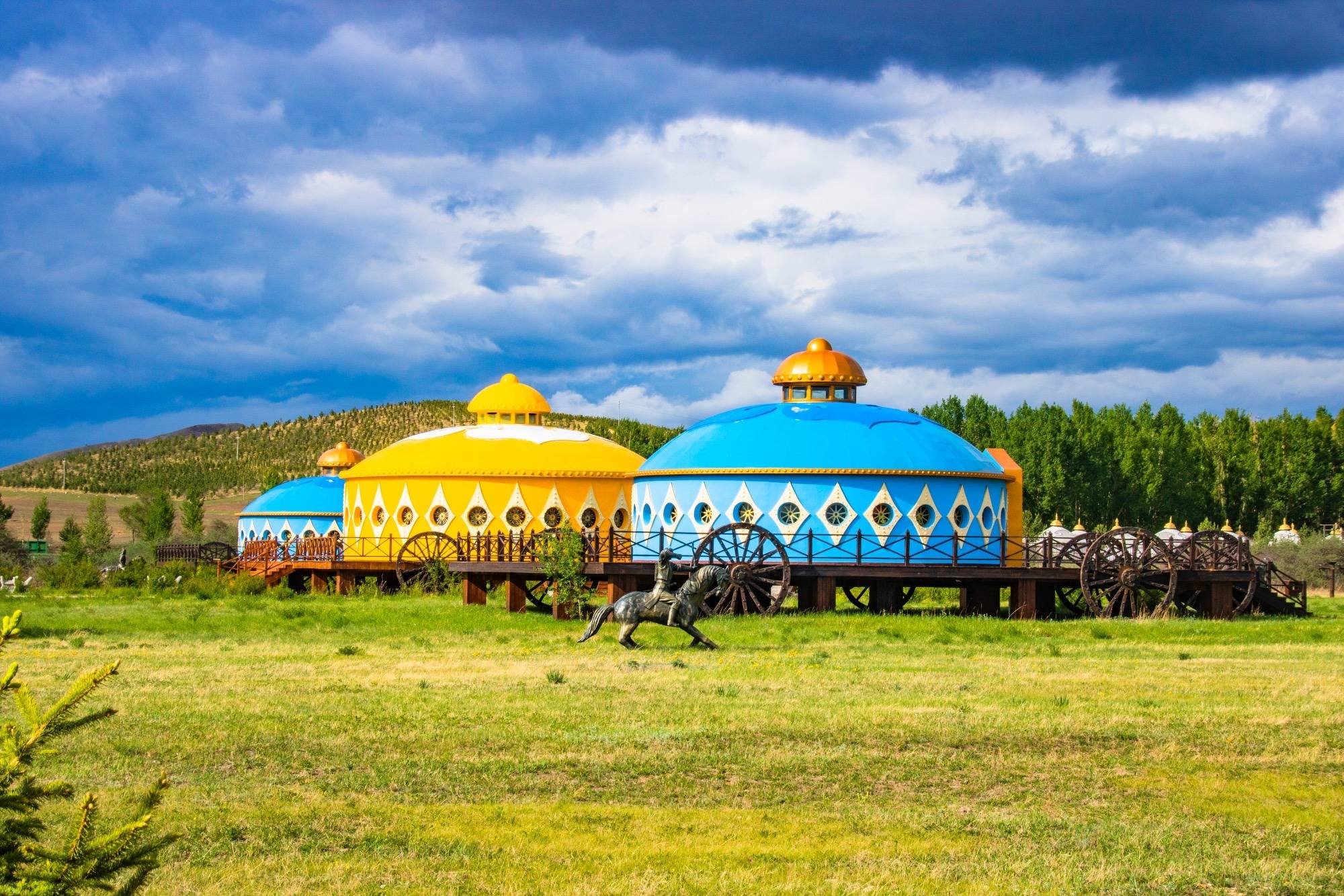 承德丰宁大汗行宫,感受游牧民族的特色文化,是夏日避暑的好去处