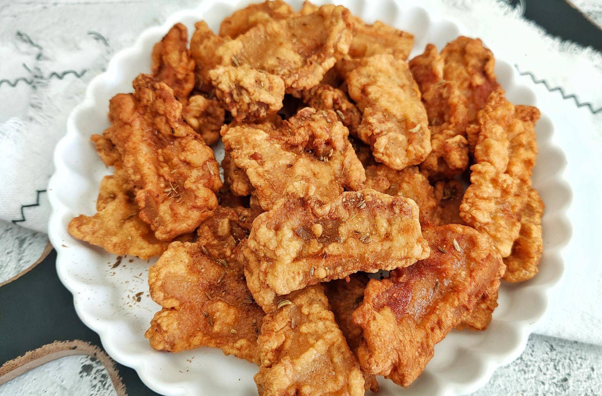 今天才知道,酥肉这样炸才正确,记住这四点,酥肉不腥不柴更入味_五花肉