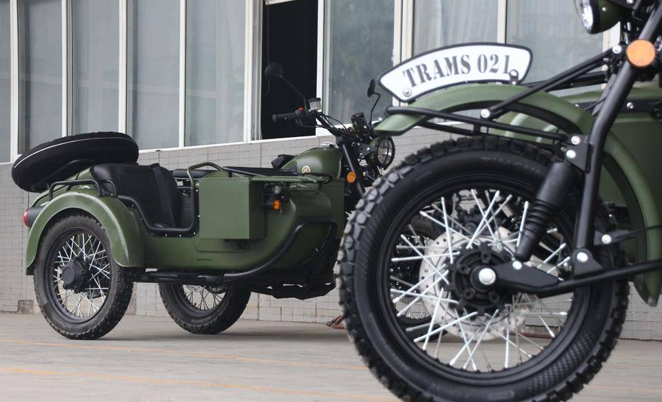 500级别玩乐型军挎,前后碟刹配cbs,单缸油冷22千瓦,售3.98万