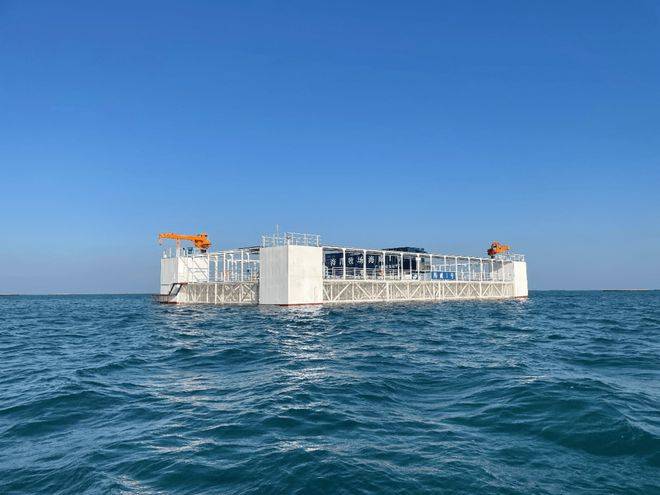 波浪能发电装置南鲲号试运行,可为南海岛礁供电