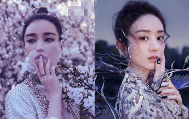 赵丽颖新封面撞型两位谋女郎,还撞脸薇娅,看了摄影师就懂了_倪妮_造型