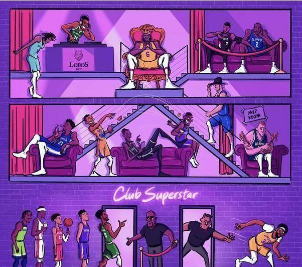 现役12位超级巨星榜单,具体如下:詹姆斯,字母哥,东契奇,杜兰特,库里