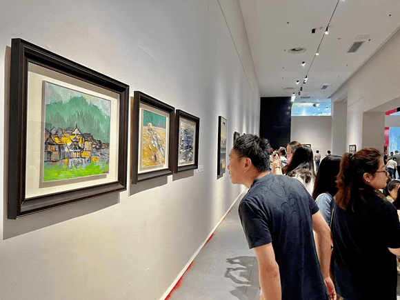 形色协奏曲|王嘉陵油画创作五十周年回顾展在重庆美术