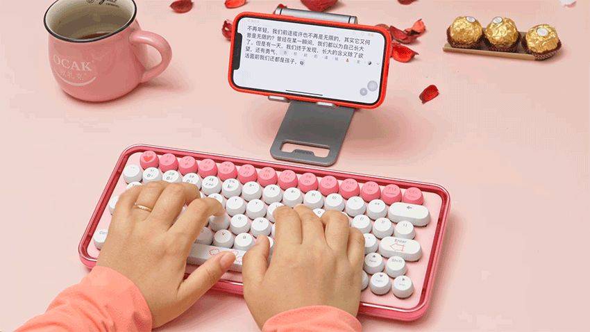 老婆过生日送了雷柏ralemo Pre 5键盘，办公室女同事都问是啥型号