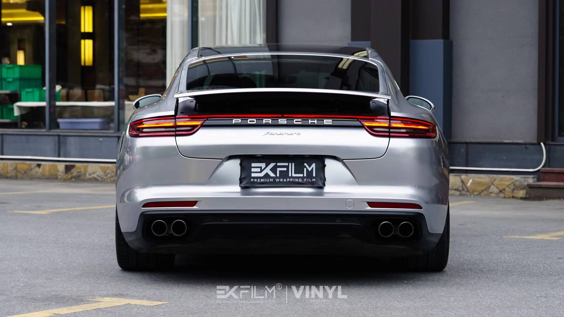 帕拉梅拉ekfilm改色膜gt银,经典耐看的冷银色系_质感_低调