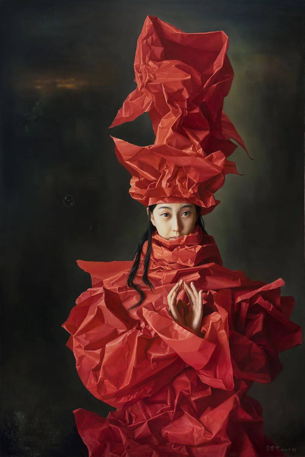 曾传兴|大道至简—2023年度中国书画名家作品鉴赏_新娘_艺术_油画