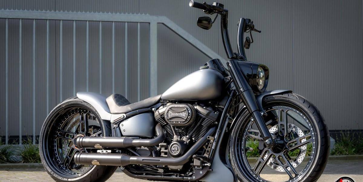 改装|定制版哈雷戴维森:软尾胖男孩fat boy精致复古细节拉满