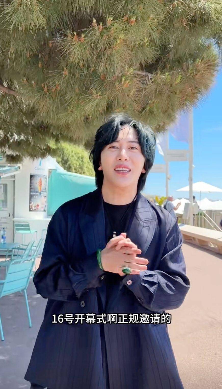 王红星亮相戛纳红毯,稳重又充满活力,气场不亚于明星_王洪泉_帕拉伊巴