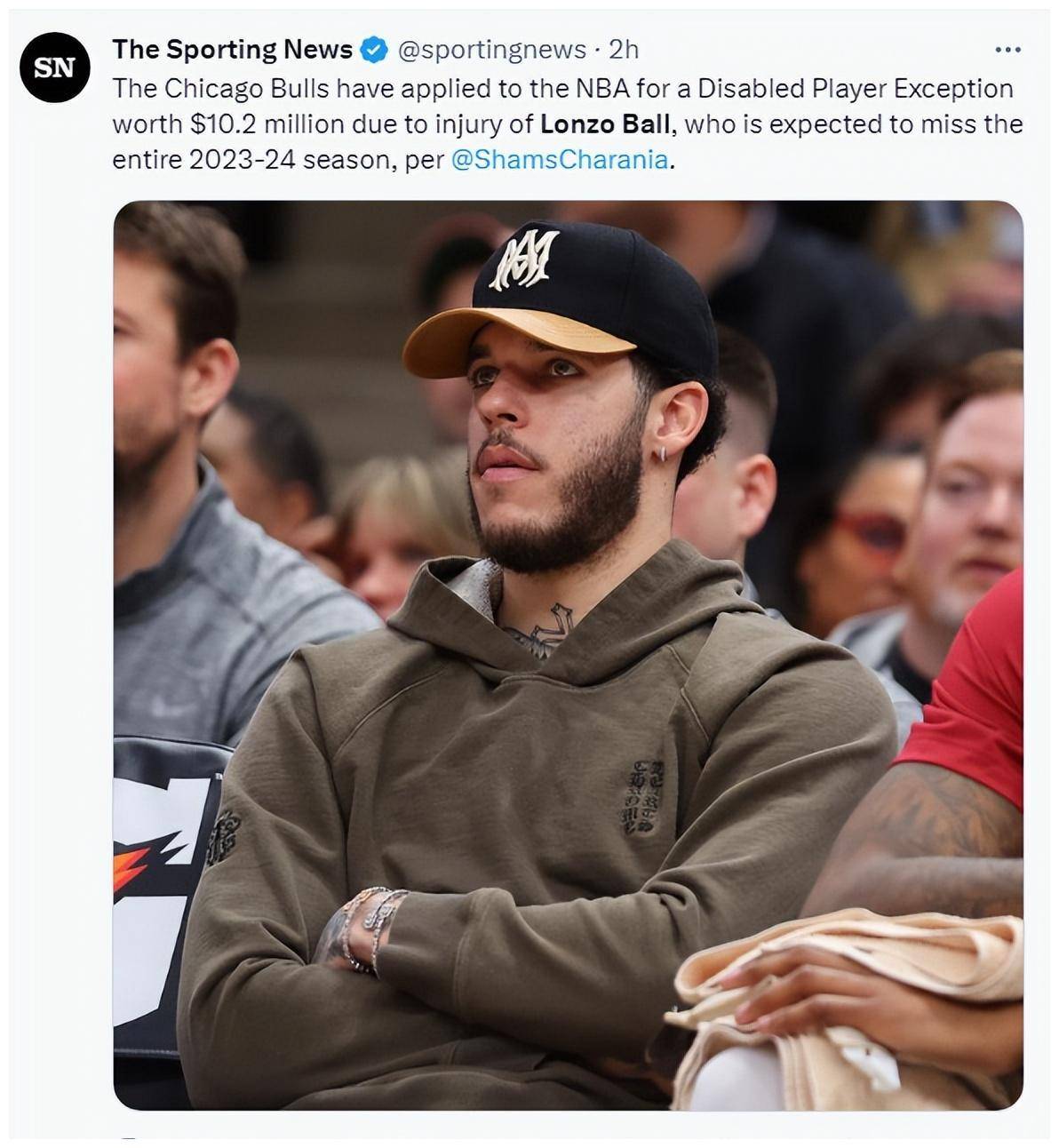 北京时间7月3日,ming kee shams报道称,芝加哥公牛队后卫朗佐鲍尔因