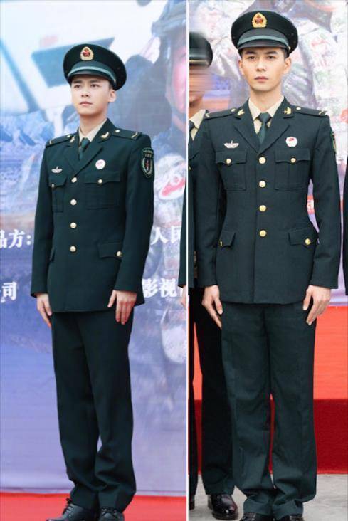 张馨予的这部作品中,男主是李易峰,还有陈星旭的加入,两位帅哥的军装