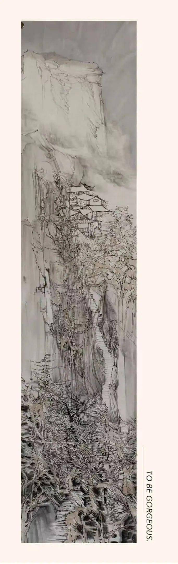 赵建华水墨丹青之《龙州长卷》