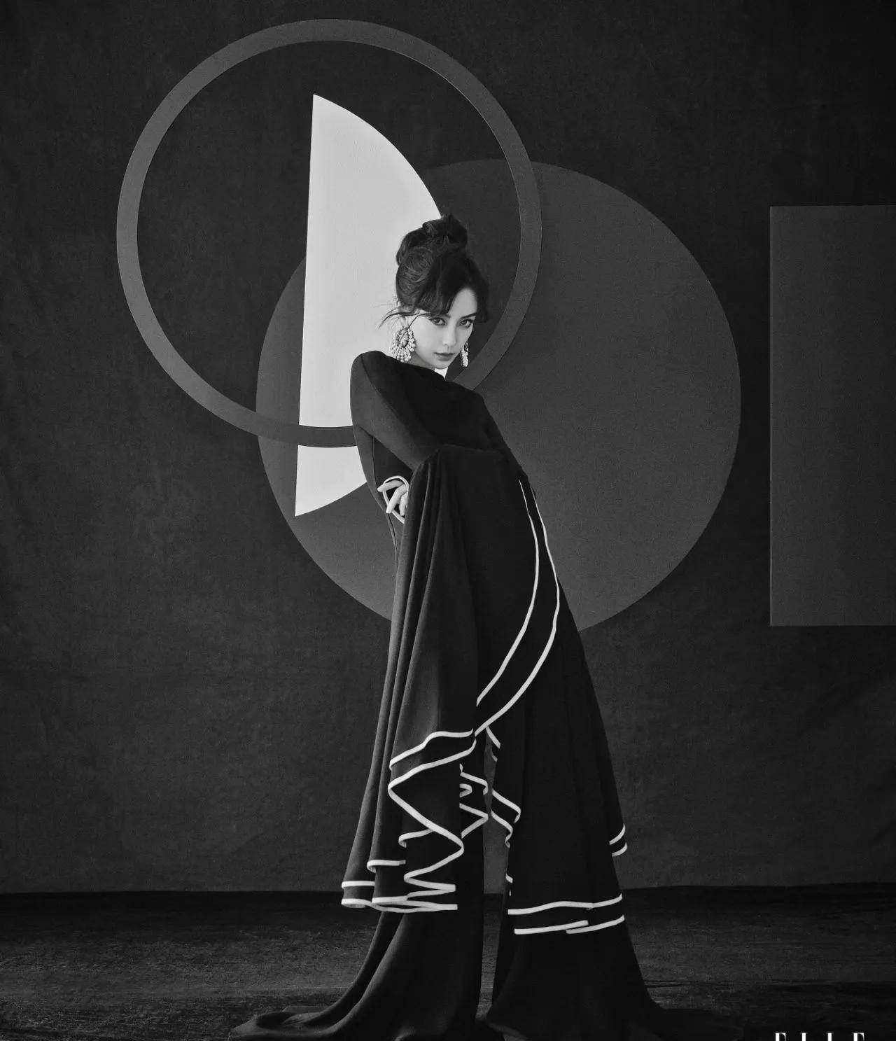 angelababy-elle新加坡三月版五套摄影_系列_春夏_黑色