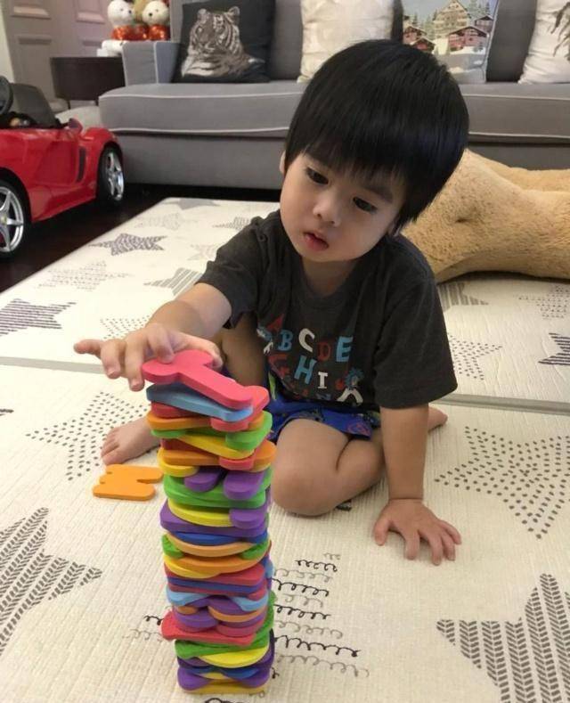 林志颖三个越长越不同,小儿子完美继承爸爸好基因,聪明可爱好学_凯凯
