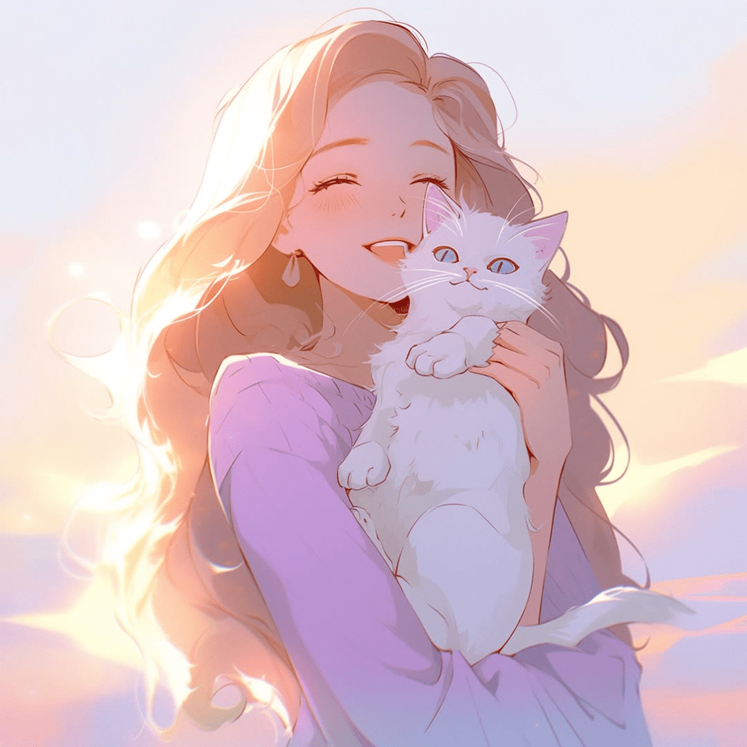 动漫头像|高颜值治愈系动漫风格女头_网络