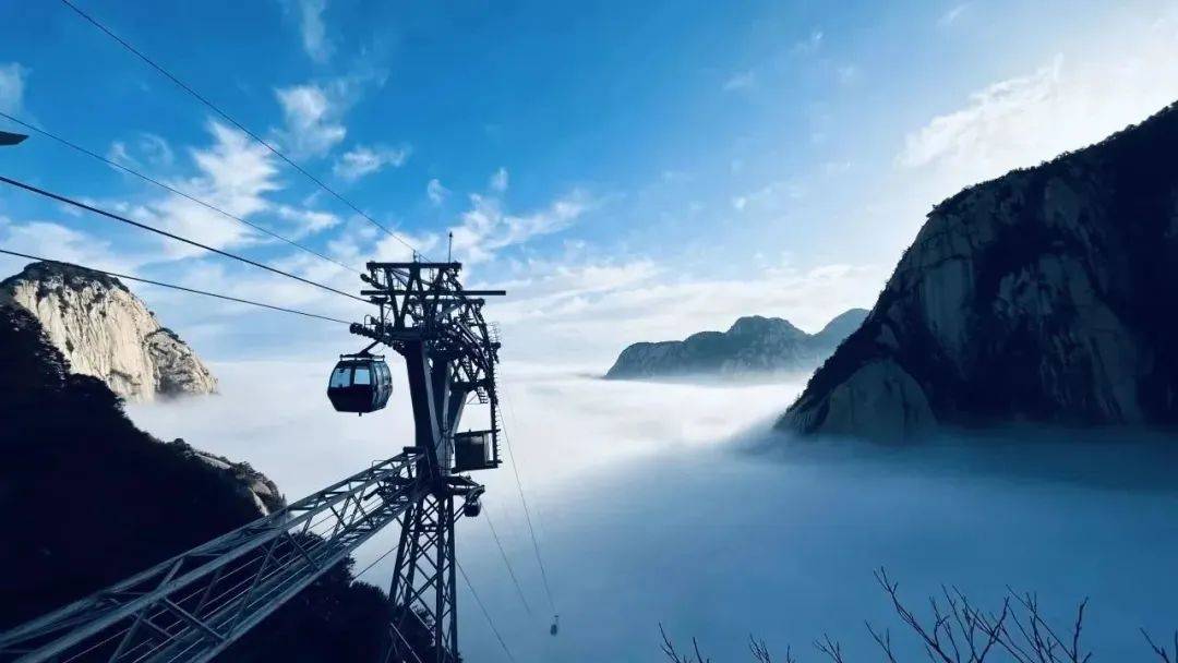 华山必打卡|不来北峰,等于没来华山!_黄河_索道_全景