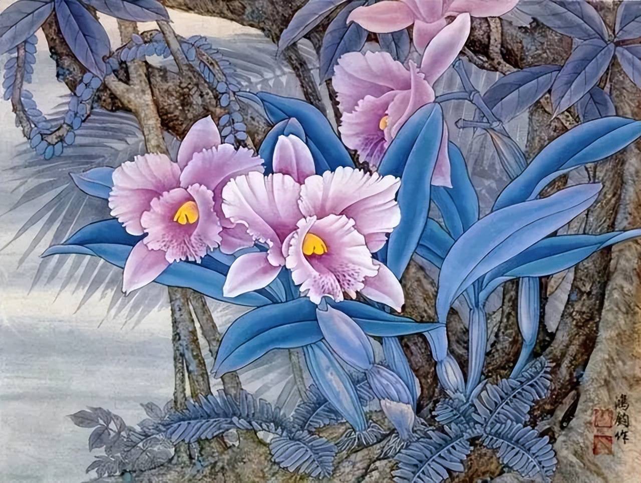 辞写朝花——金鸿钧中国近现代名家大红袍画集_创作_工笔_作品