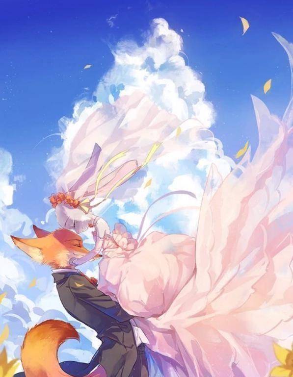 朱迪和尼克的爱情足够甜蜜,看到这对狮子拟人化的时候,酸了_生活_动物