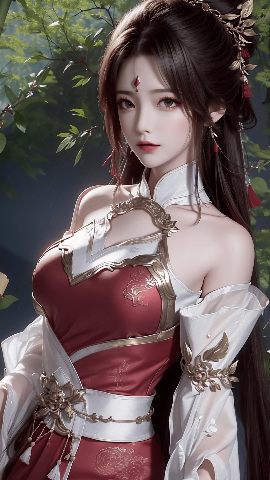完美世界cos:月婵仙子美如画,冰肌玉骨灵气逼人,秀发乌黑美丽绝伦