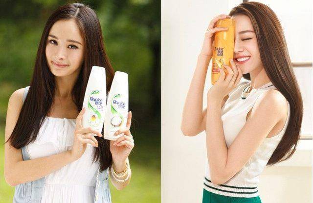 飘柔.以前是杨幂的资源,现在代言人换成了热巴.