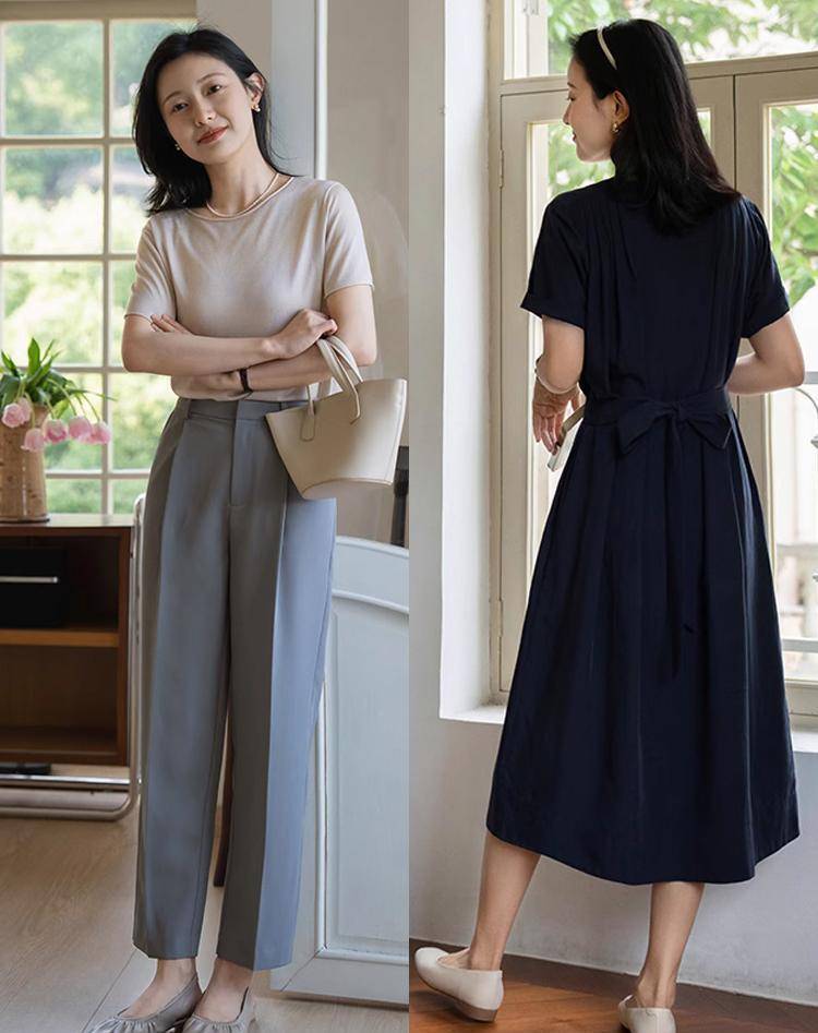 适合30岁以上女性的夏季穿搭创意三点,简约大方又优雅,值得学习