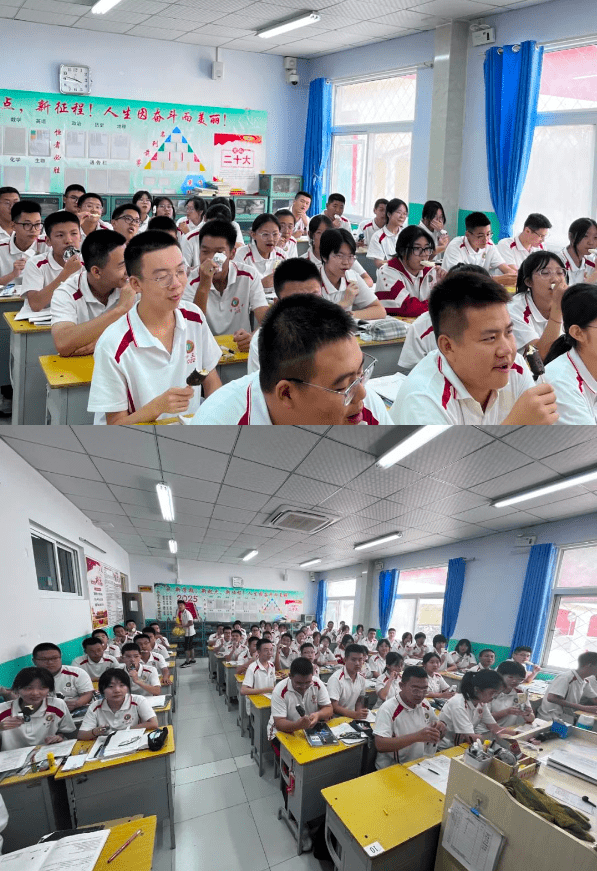 衡水顺平中学班主任王老师为学生准备雪糕降温解暑_视窗_热浪_来袭