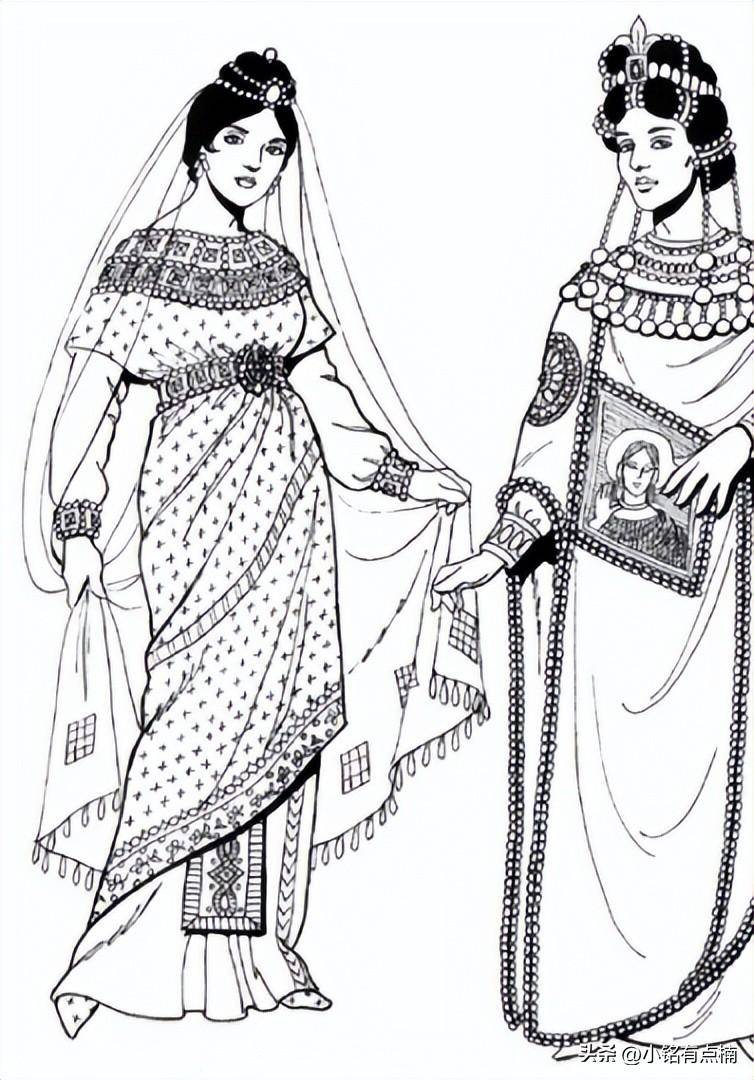 穿越时光的时尚之旅:拜占庭时期的潮流风尚大揭秘_装饰_宫廷和_服饰