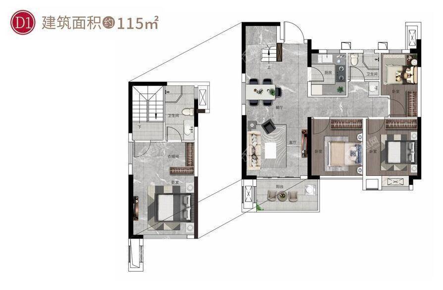 金辉优步星樾户型图图片