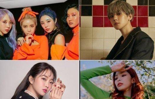 第一波阵容边伯贤,妈妈木,还有ost界扛把子_heize_punch_女王