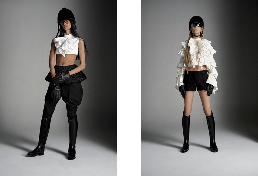 原创            Vera Wang 2023春夏系列，黑色和造型感的时尚