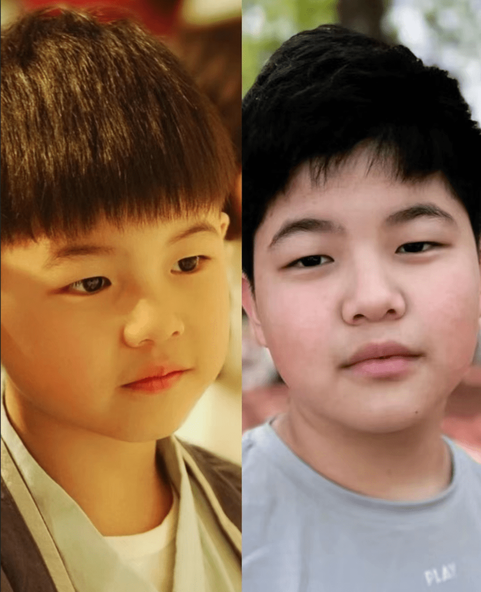 胡可晒全家福为12岁安吉庆生,小鱼儿比沙溢还魁梧,兄弟俩颜值惹争议