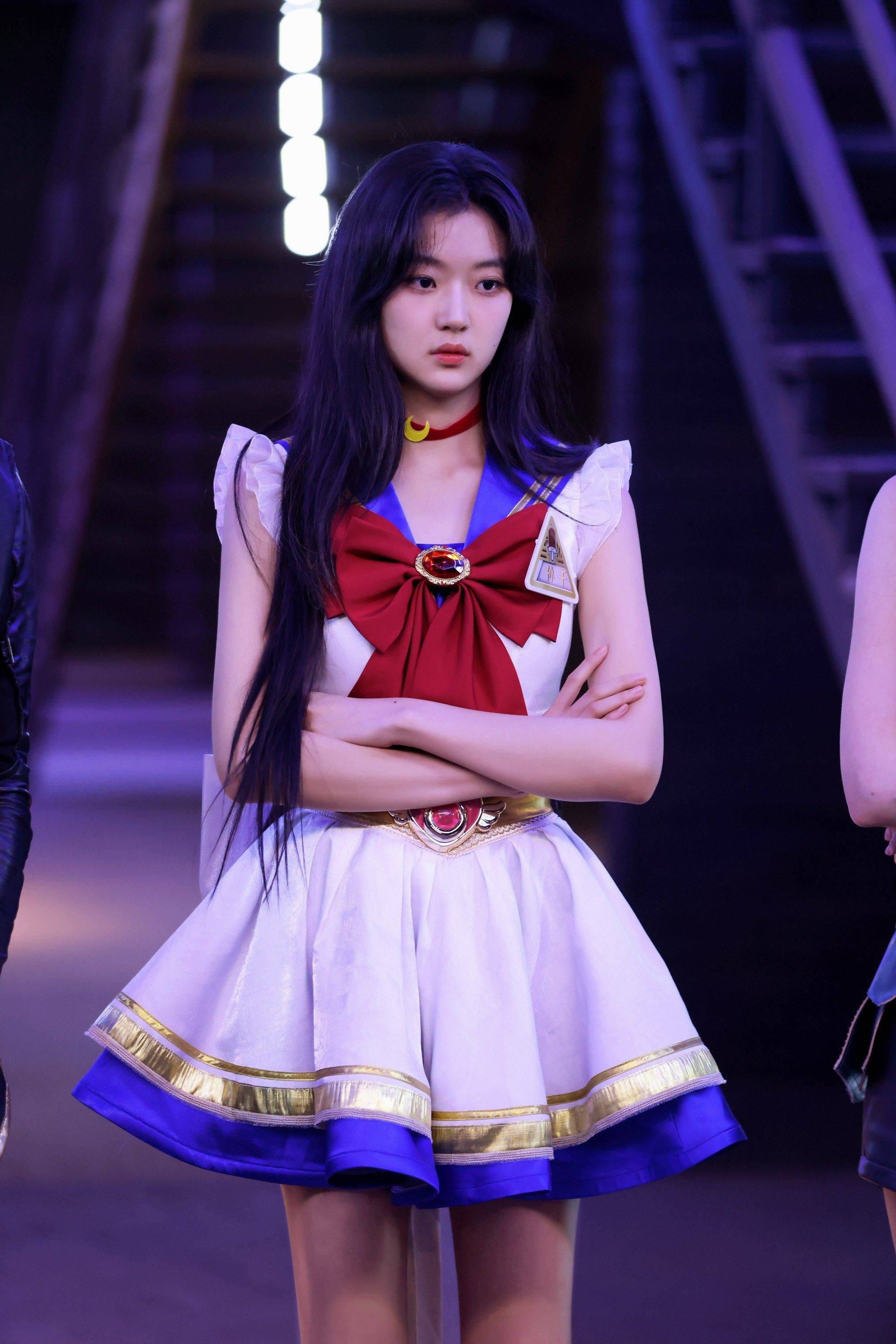 孙千长发飘飘连衣裙甜美可爱写真_少女_美貌_灵气