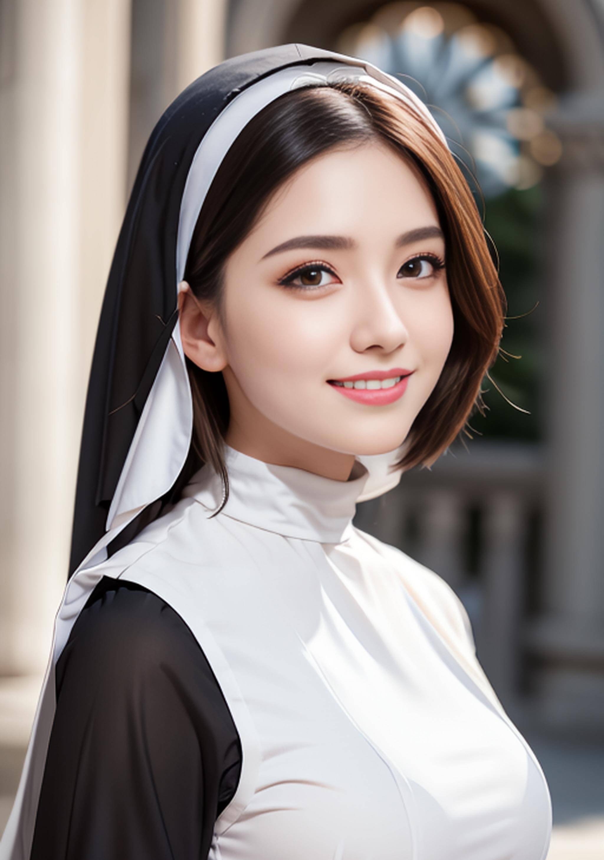 然而正是这种简洁大方的设计,逐渐让修女服成为时尚圈备受追捧的单品.