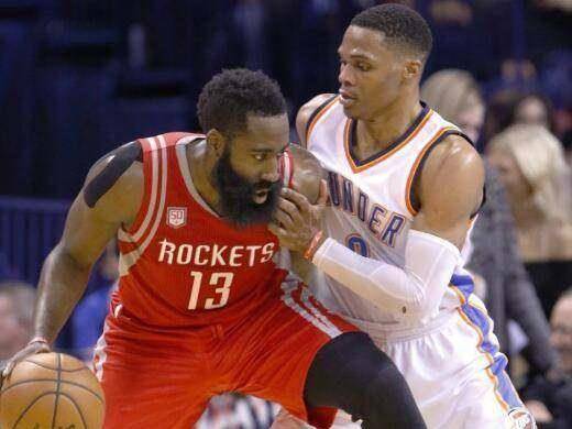 火箭16连胜!哈登另类三双,保罗三分6中5,威少空砍32分!