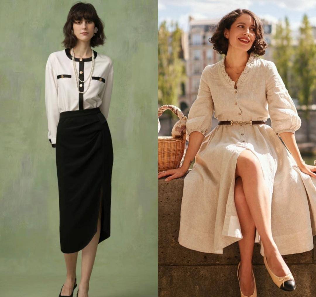 呈现法式女性穿搭风格!法国女人为何如此美丽_时尚_经典_连衣裙