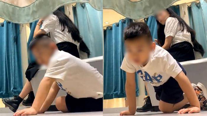 女子在试衣间遭3岁男童偷窥,家长反怼：你不漂亮也没身材