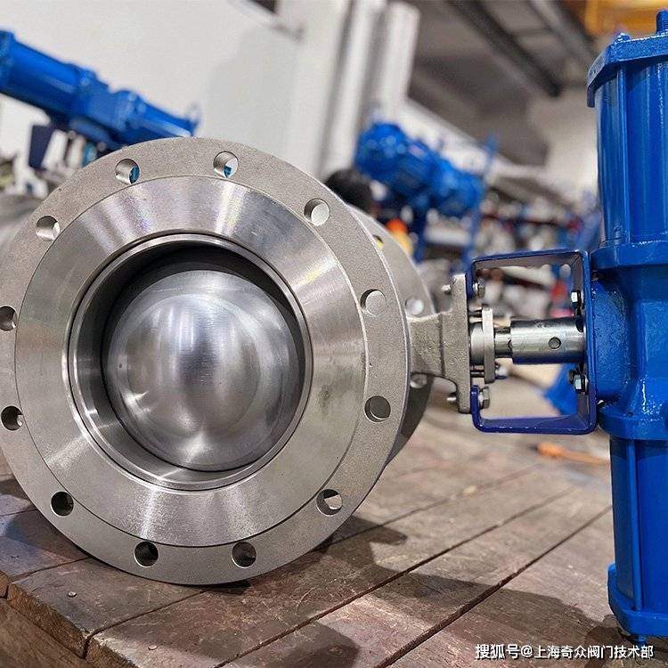 奇众阀门 双偏心 锻钢 气动v型球阀 vq641h-16p_阀座_调节_介质