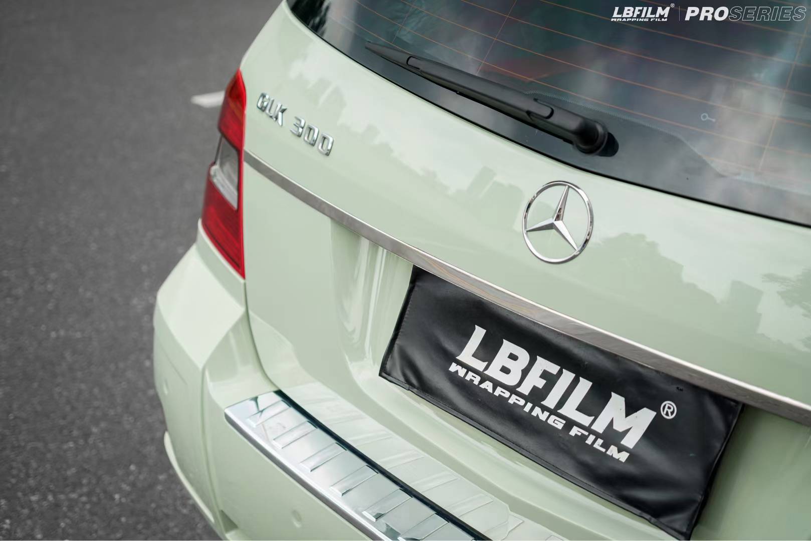 glk300-lb改色膜高亮卡其绿,小清新,又带点复古调调_搜狐汽车_搜狐网