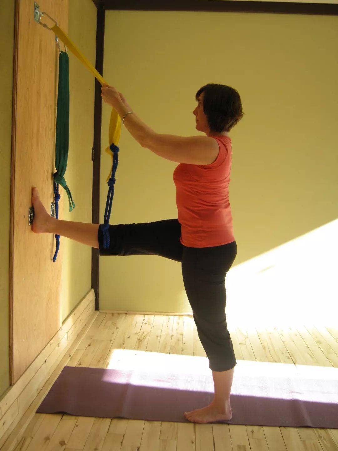 好看的双腿为你独有:瑜伽动作单腿站立平衡_骨盆_身体_中立