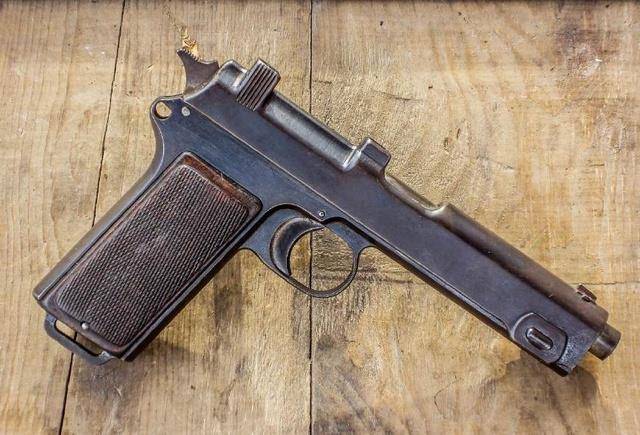 史上最出色最可靠的手枪之一,奥地利斯太尔m1912_套筒_弹匣_枪管