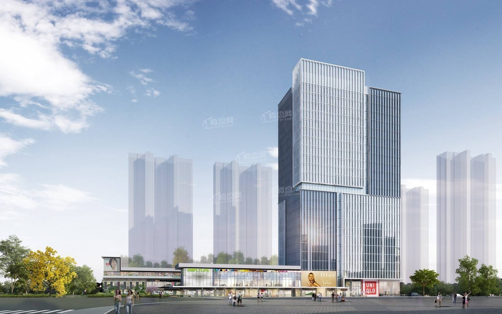 合肥翡翠天际中心,一座集商务,文化,娱乐为一体的综合性写字楼