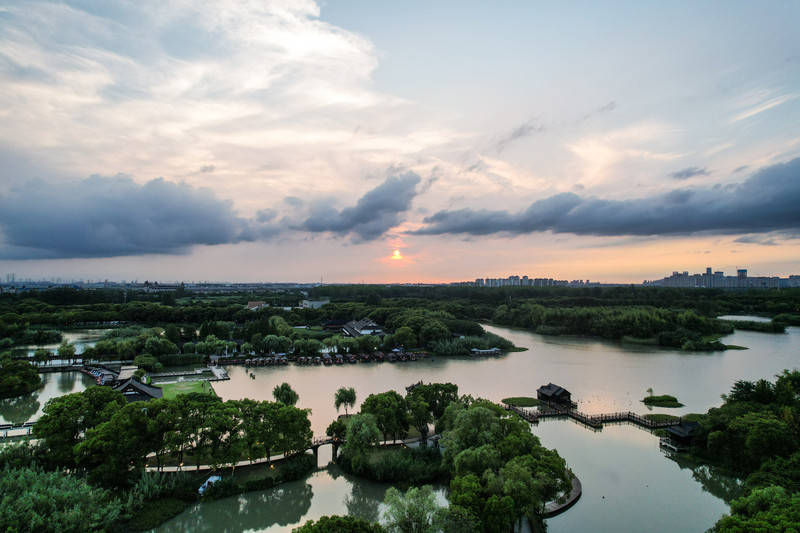 我們踏上了沙家浜之旅,沙家浜風景區,坐落在江蘇省蘇州市常熟市,是一