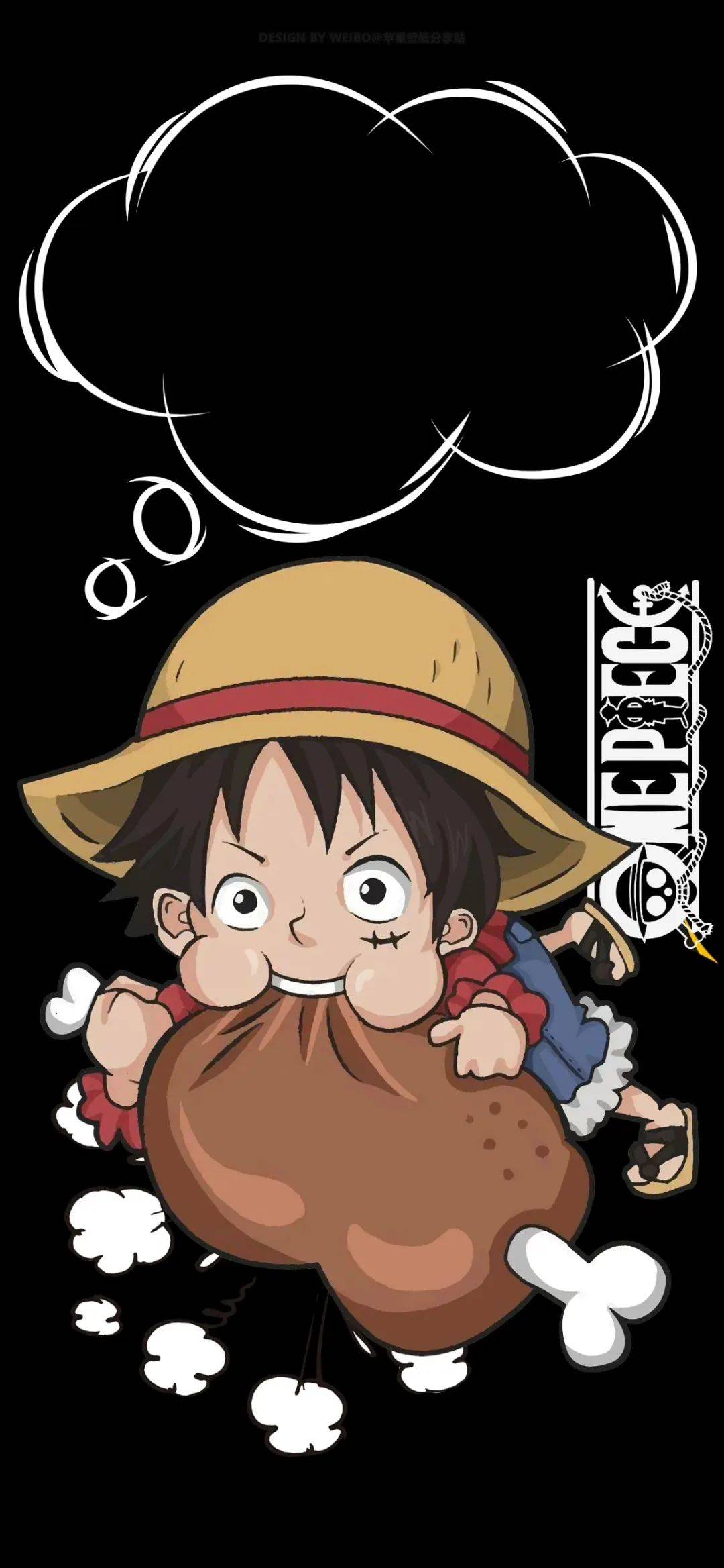 海贼王壁纸│锁屏主屏黑色套图_冒险_屏幕_手机