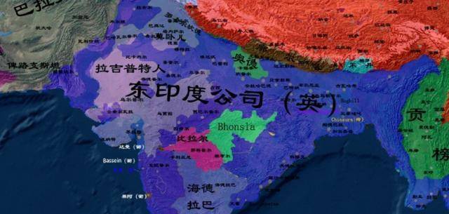 原来万邦林立的印度大陆从来没有形成统一的政权,直到英国殖民者的到