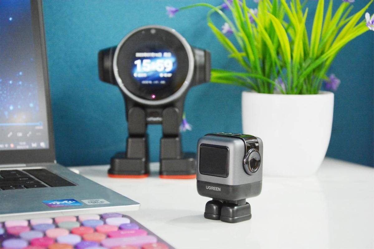 萌宠机器人造型，绿联Q湃机器人65W快充充电器体验，生产力加倍