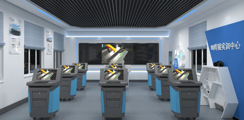 并利用虚实现实技术和焊缝智能预测算法开发出虚拟仿真焊接实训教学