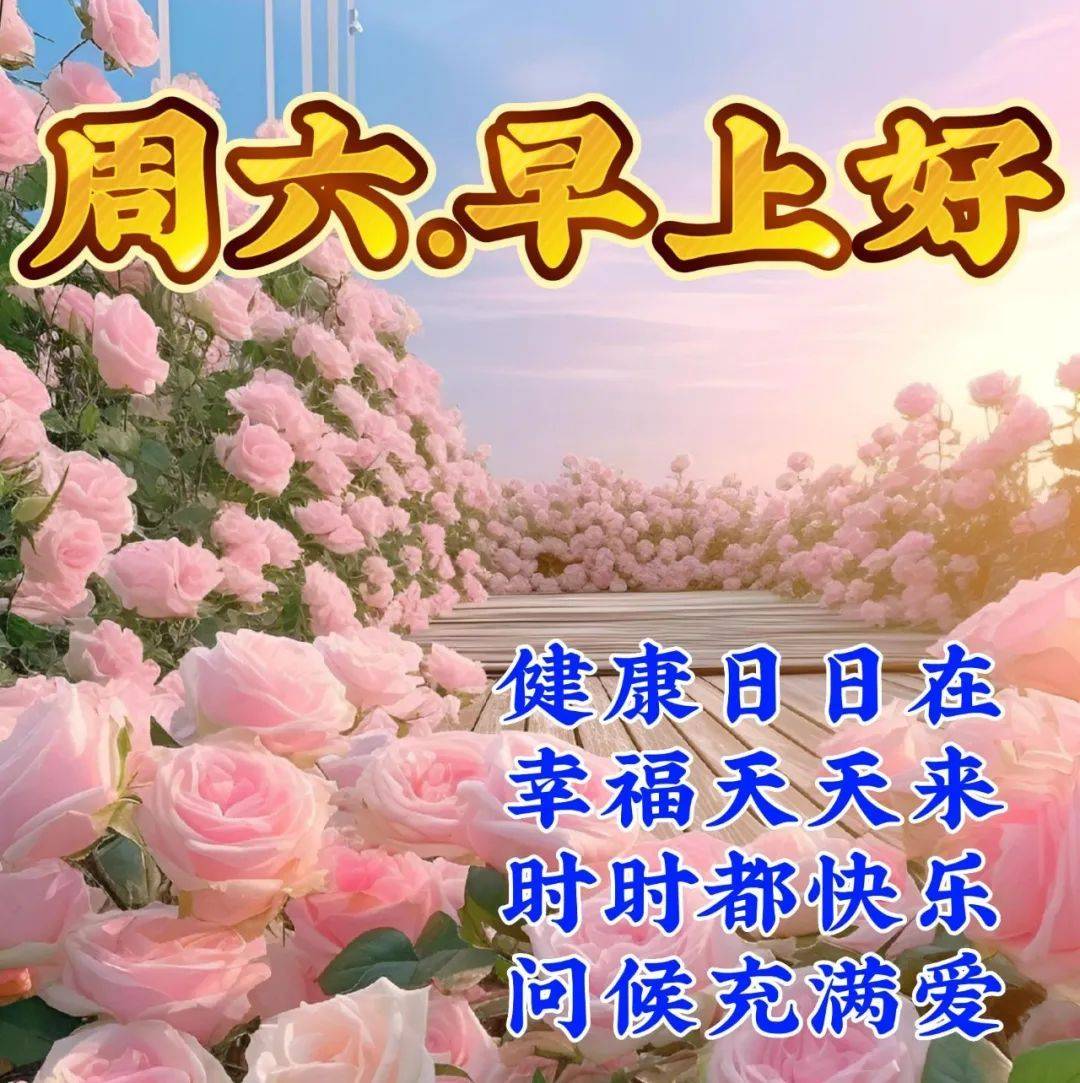 7月29日周六早上好周末早安好看祝福语图片