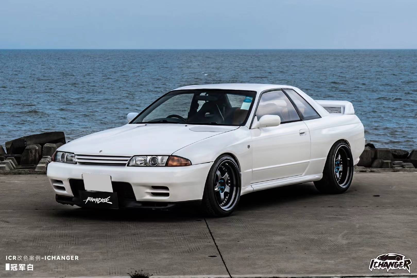 gtr32-ichanger改色膜冠军白,使汽车的外光更亮眼_搜狐汽车_搜狐网