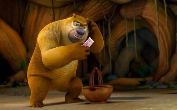 熊出没:光头强三次差点成为富翁,如今一贫如洗,只怪他没那个命_熊大熊