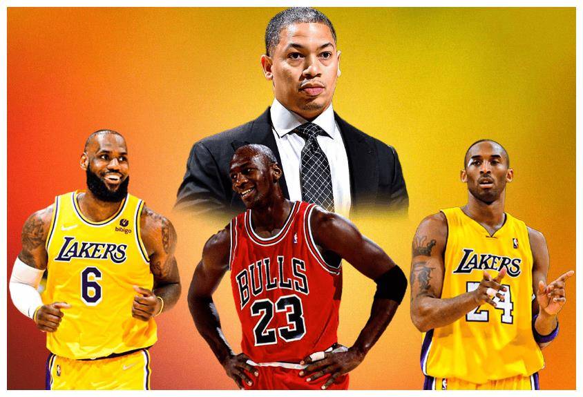 脸书上发布了泰隆卢与乔丹,科比作为队友的照片,以及詹姆斯执教骑士队