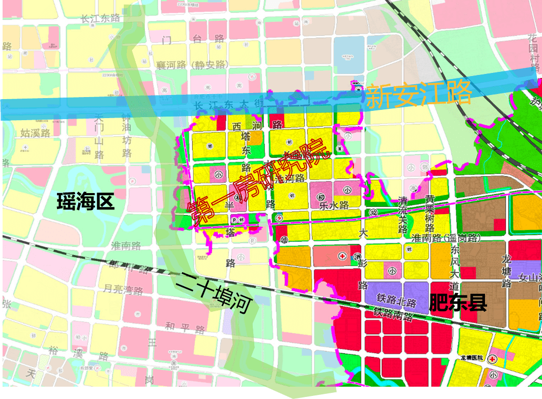 肥东包公大道北面规划图片